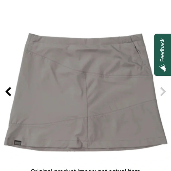 Outdoor Research Expressa skort exercise skirt tennis hiking green khaki - Picture 2 of 11